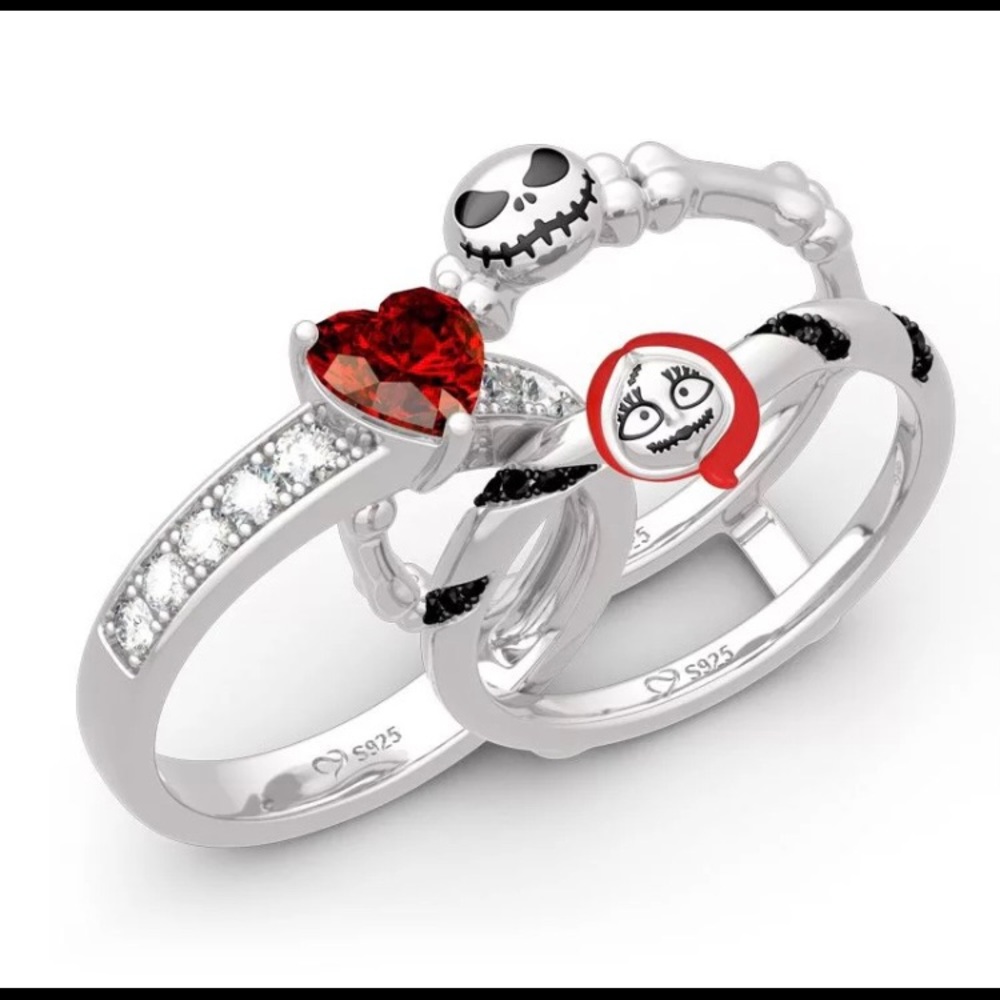 3/$50 Sterling Silver Nightmare Before Xmas Ring